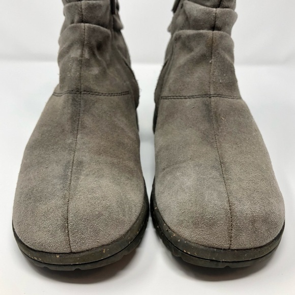 TEVA Capistrano Booties Ankle Boots Gray Gunsmoke Suede Leather Women’s Size 6 - Picture 4 of 15